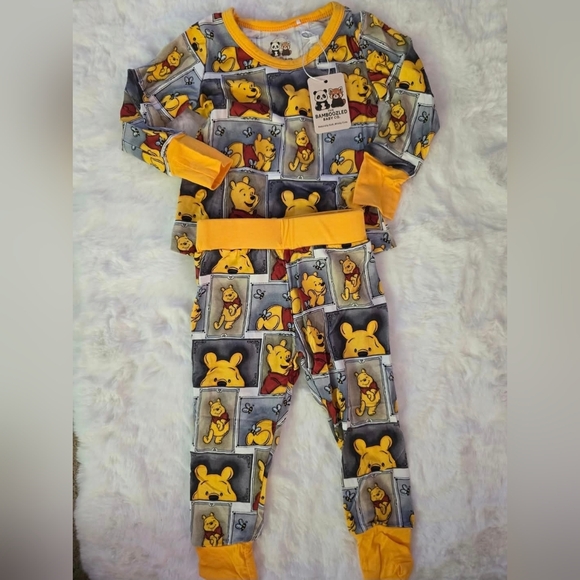 Winnie the Pooh Bamnoo Kids Pajamas - Picture 1 of 1
